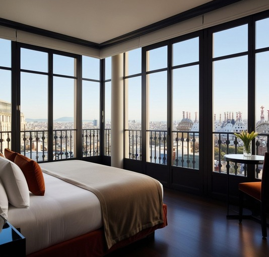Hotel room prepared for event travellers